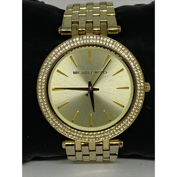 Michael Kors Darci MK3191 Women's Gold Stainless Steel Analog Dial Watch RQ47 - Picture 2 of 12